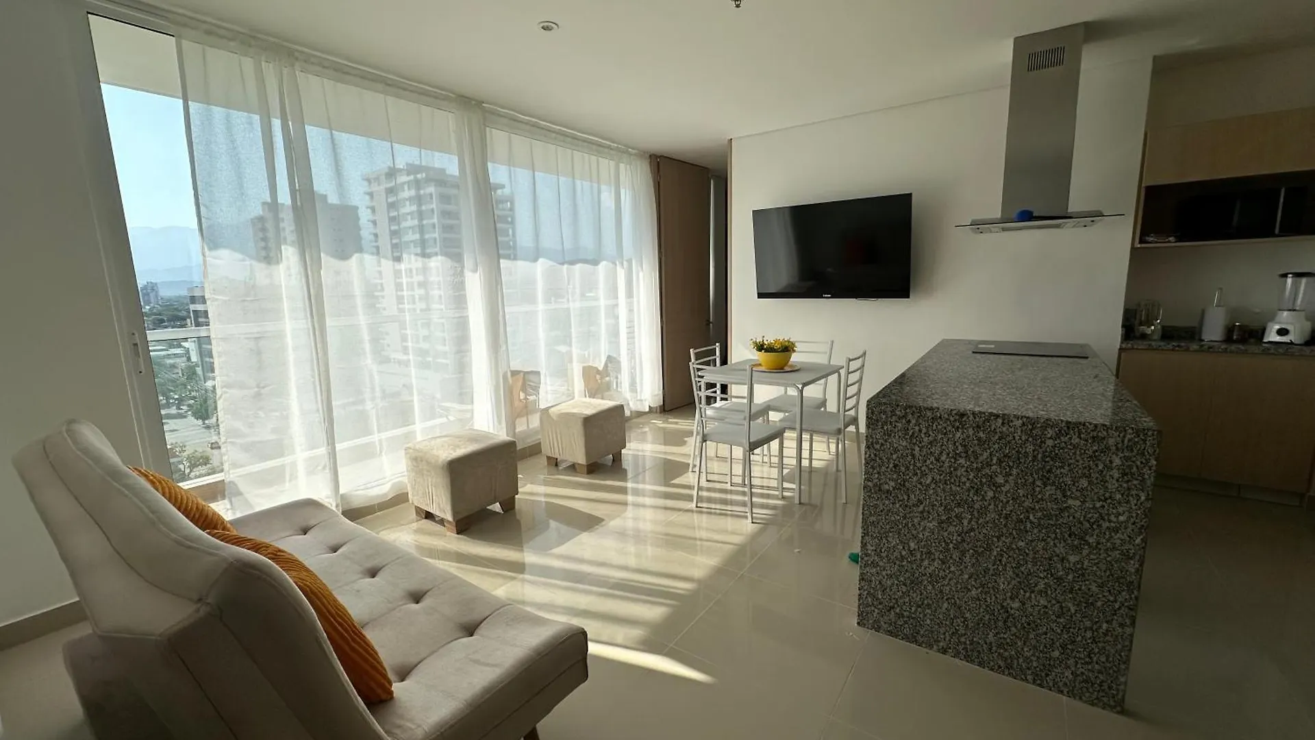 Luxury Apartment With Mountain View サンタ・マルタ